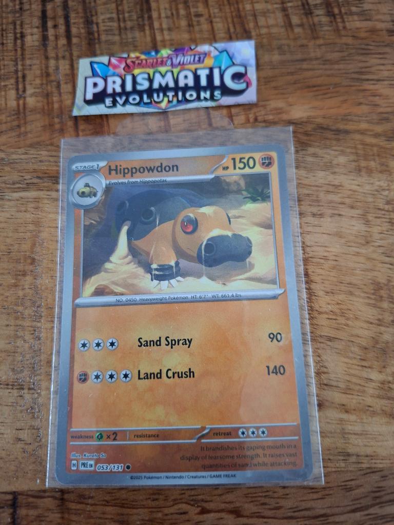 Pokemon – Hippowdon (xPRE 053/131) – Prismatic, Ophalen of Verzenden, Nieuw, Meerdere kaarten, Foil