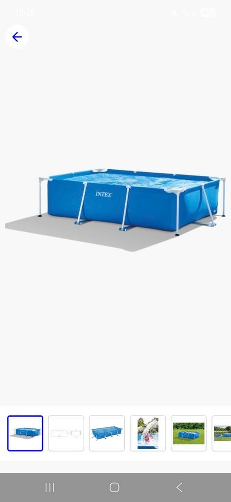 Zwembad 2x3x0.75m, Ophalen, Rechthoekig, Opzetzwembad, Minder dan 80 cm