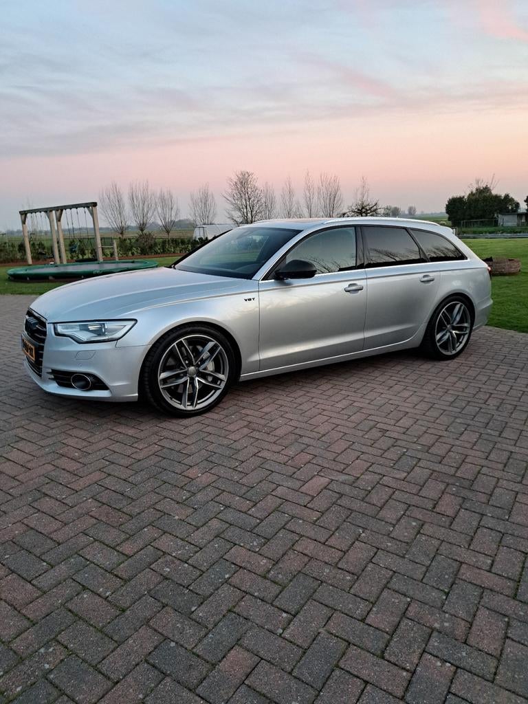 Audi A6 3.0 V6 TFSI Quattro, Auto's, Audi, Automaat, Zwart, 2995 cc, 2180 kg