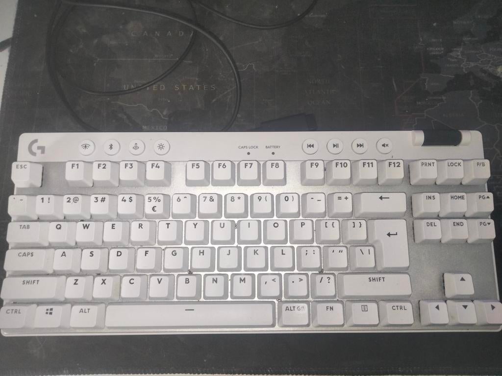 Logitech G Pro X TKL Wireless Toetsenbord Wit, Logitech G, Gaming toetsenbord, Ophalen of Verzenden, Zo goed als nieuw