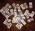 Antiek dominospel. Been met ebbenhout., Antiek en Kunst, Ophalen of Verzenden
