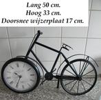 KLOK FIETS METAAL, TAFELKLOK FIETS IN NETTE STAAT, Ophalen of Verzenden, Zo goed als nieuw, Analoog, Wekker of Tafelklok