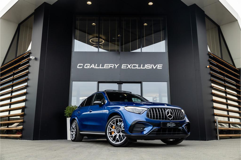 Mercedes-Benz GLC Coupé AMG GLC63 S E Performance Night Edi, Auto's, Mercedes-Benz, Gebruikt, Zwart, Blauw, Adaptive Cruise Control