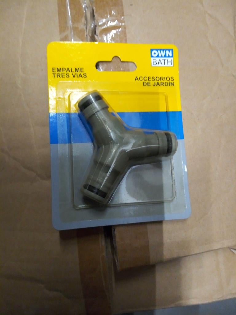 Driewegkoppeling softface in blister, Ophalen of Verzenden, Nieuw, Tuinslangkoppeling