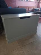 Grijze houten opbergkist / speelgoedkist, Huis en Inrichting, Woonaccessoires | Kisten, Ophalen, Gebruikt, 100 tot 150 cm, 50 tot 75 cm