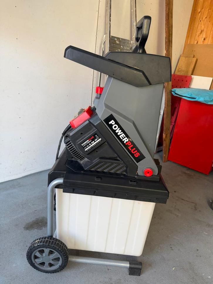 Powerplus hakselaar, Tuin en Terras, Hakselaars, Gebruikt, Elektrisch, Met opvangbak, Ophalen