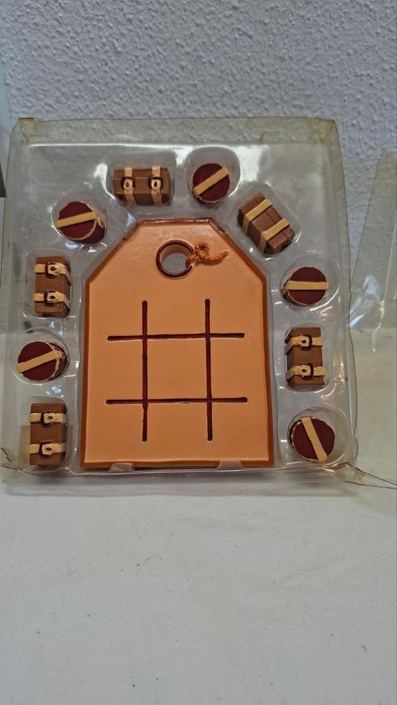 Vintage keramieken boter-kaas-en-eieren spel., Antiek en Kunst, Curiosa en Brocante, Ophalen of Verzenden