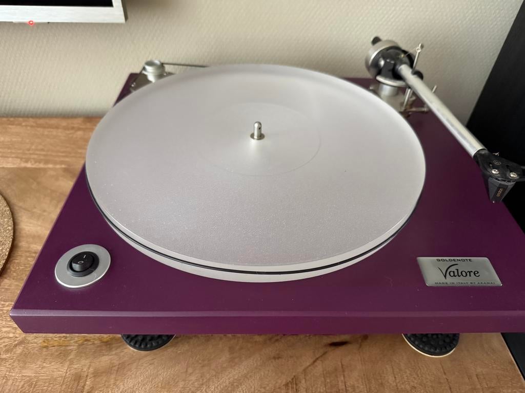 Draaitafel Goldenote Valore +, Audio, Tv en Foto, Platenspelers, Ophalen, Zo goed als nieuw, Platenspeler, Overige merken