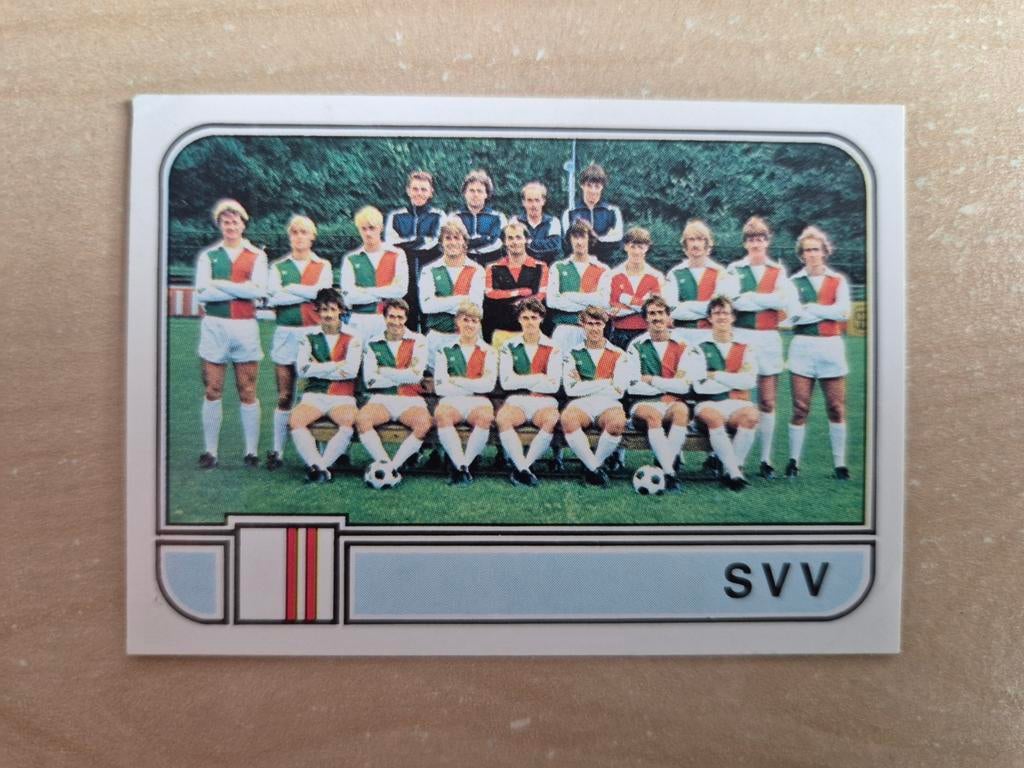 Panini Voetbal 82 Elftal SVV, Verzamelen, Ophalen of Verzenden, Zo goed als nieuw