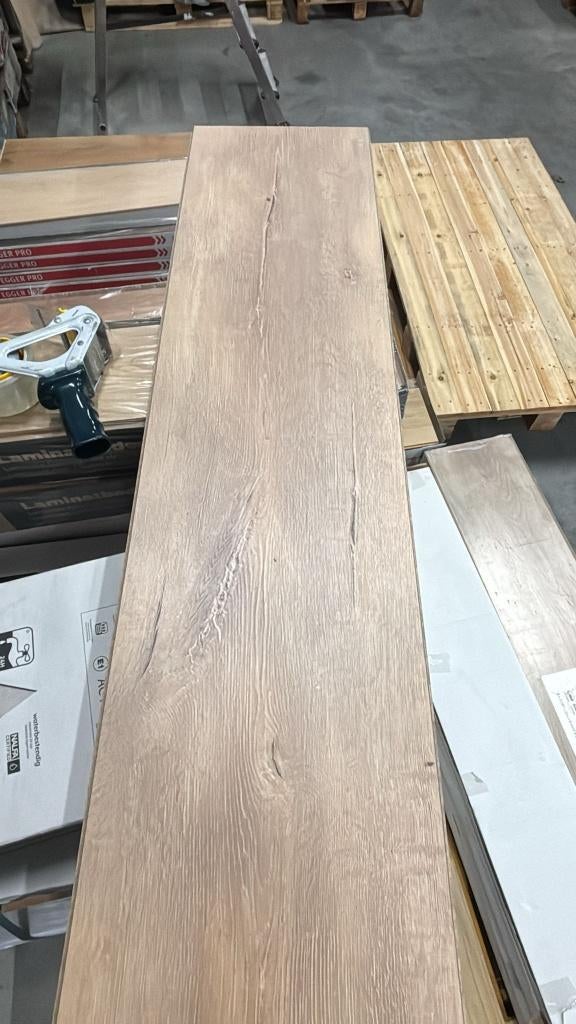 Laminaat Kingsize Veyron Oak Light | 1292 mm x 327 mm nr.20, Ophalen, 50 tot 150 cm, Nieuw, 10 m² of meer