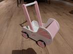 Houten poppenwagen, Kinderen en Baby's, Speelgoed | Houten speelgoed, Ophalen, Gebruikt, Duw- of Trekspeelgoed