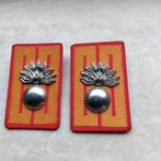 Setje kraagspiegels grenadiers, Ophalen of Verzenden