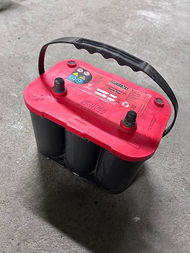 Optima Red Top RTS4.2 accu 12V 50Ah, Ophalen, Gebruikt, Universele onderdelen