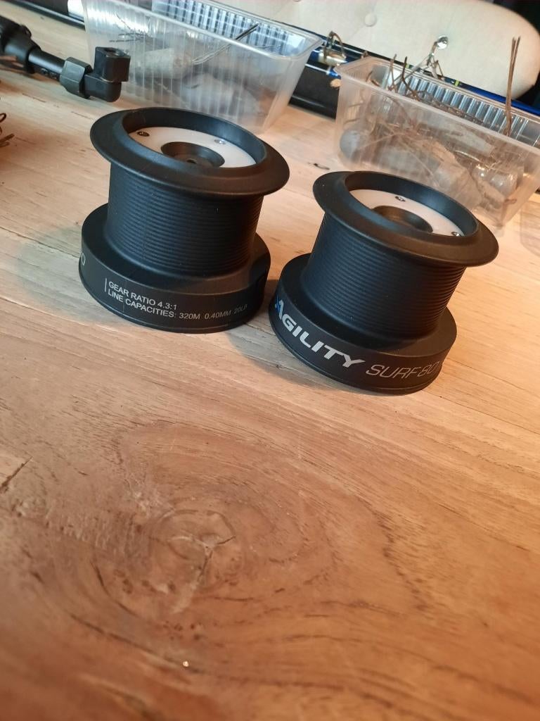 2 Reservespoelen Shakespeare, Watersport en Boten, Hengelsport | Zeevissen, Ophalen of Verzenden, Nieuw, Molen