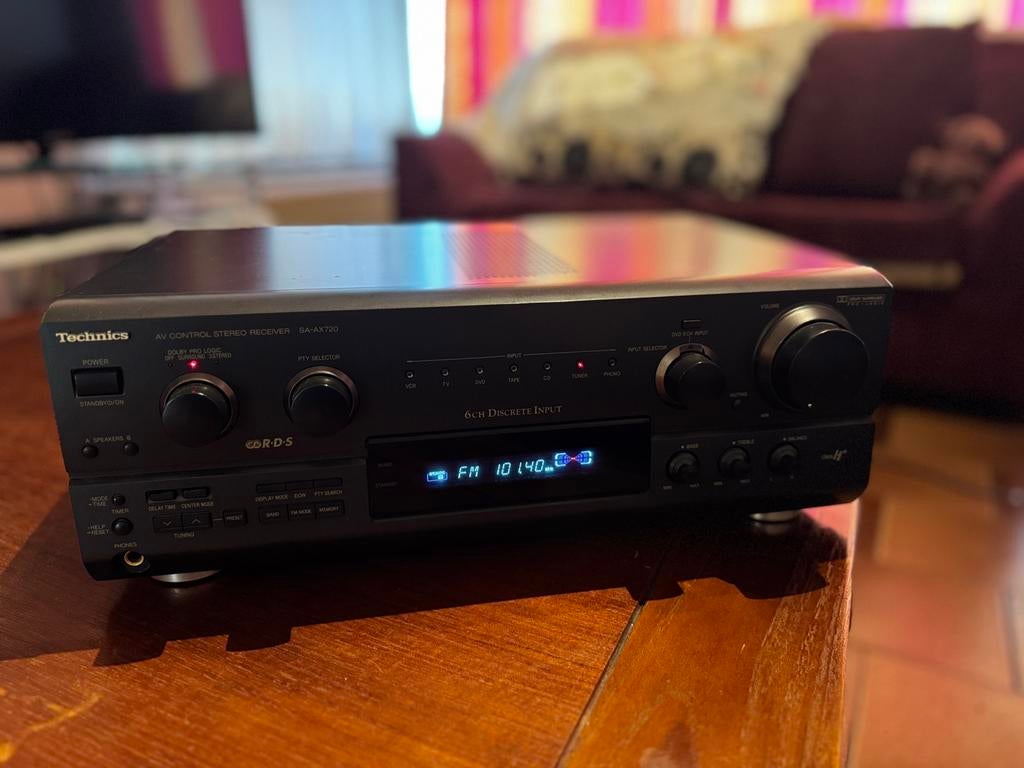 Technics stereo receiver SA-AX720, Audio, Tv en Foto, Stereo-sets, Ophalen, Zo goed als nieuw, Overige merken