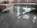 Fiam Italia Glazen Salontafel - Waterfall Design, Gebruikt, Modern, Design, Italiaans, Vierkant, Ophalen of Verzenden