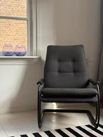 Vintage fauteuil Jan des Bouvrie voor Gelderland, Huis en Inrichting, Stoelen, Ophalen, Gebruikt, Zwart, Metaal