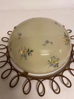 Vintage. Plaffoniere retro hanglamp, Gebruikt, Onbekend, Ophalen of Verzenden, Glas