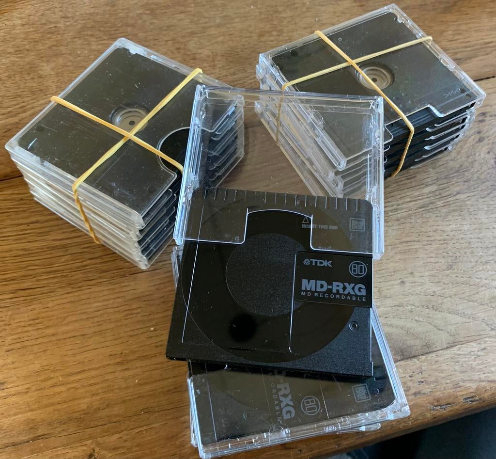 15x TDK MD-RXG80 MiniDisc MD-RXG 80 MiniDisk MiniDiscs MDRXG, Audio, Tv en Foto, Walkmans, Discmans en Minidiscspelers, Ophalen of Verzenden