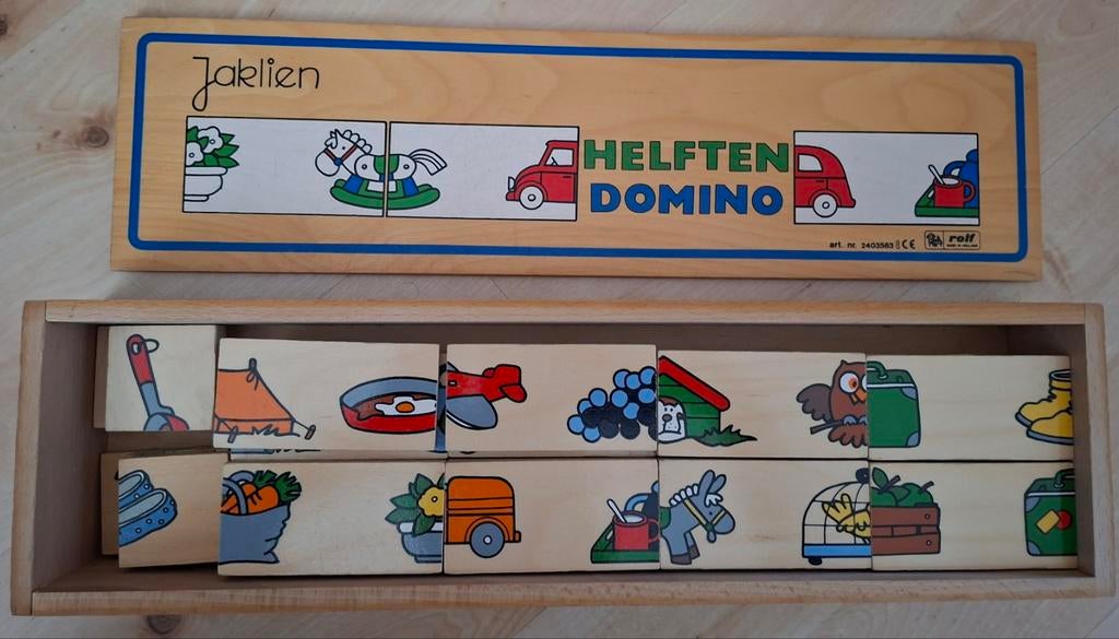 Rolf/ Jaklien Helften Domino, Ophalen of Verzenden