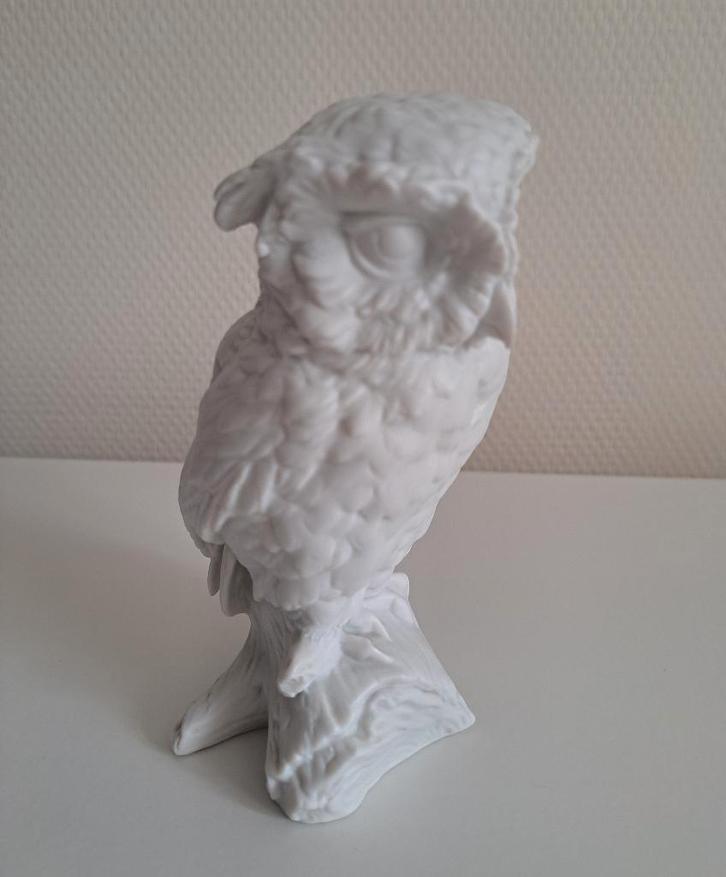 Biscuit Porseleinen Uil Beeld Kaiser Germany, Antiek en Kunst, Curiosa en Brocante, Ophalen of Verzenden