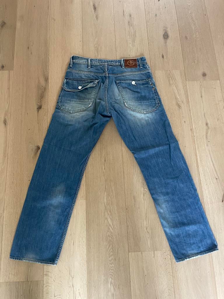 Kuyichi spijkerbroek 31-32, Kleding | Heren, Ophalen of Verzenden, Gedragen, Blauw, W32 (confectie 46) of kleiner