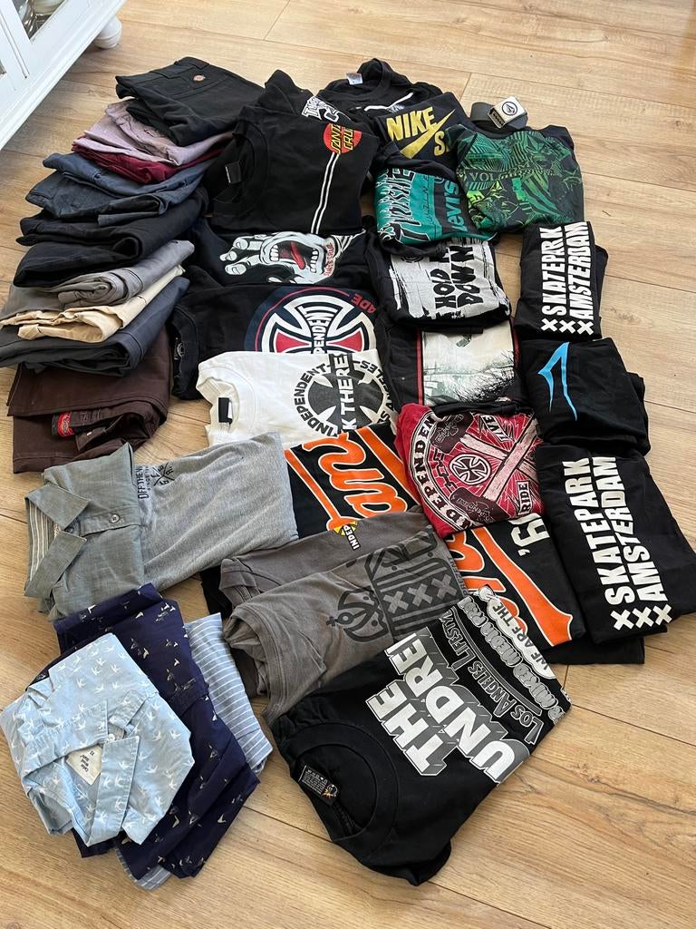 Partij skatekleding voor jongens en meisjes  (XS/S), Ophalen of Verzenden, Zo goed als nieuw, Jongen of Meisje