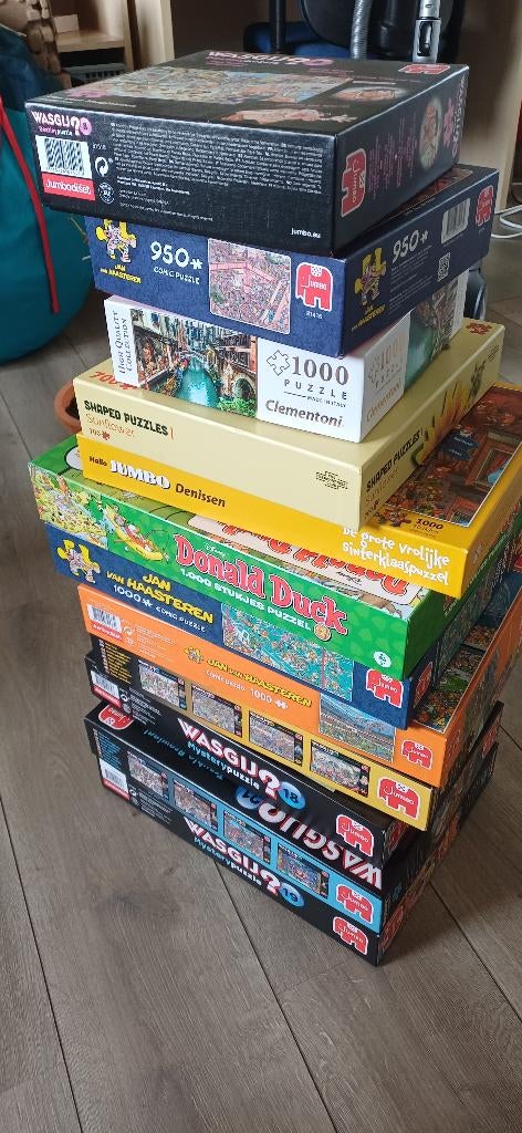Jan van haasteren, wasgij puzzels en meer, Ophalen, 500 t/m 1500 stukjes, Zo goed als nieuw, Legpuzzel