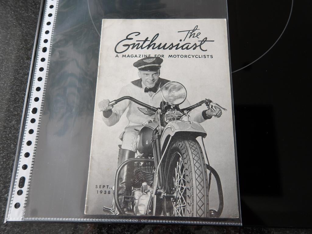 Harley Davidson The Enthusiast Sept 1938, Verzenden, Harley-Davidson of Buell
