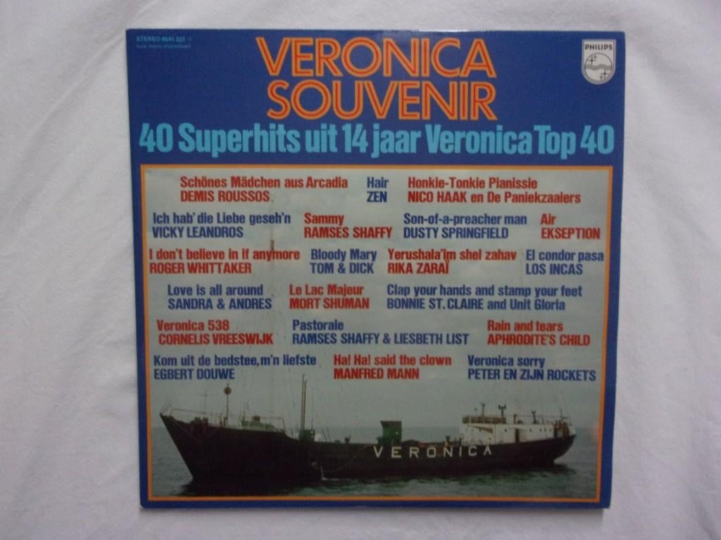 Veronica souvenirs - 40 superhits uit 14 jaar Veronica LP, Ophalen of Verzenden, Gebruikt, 12 inch