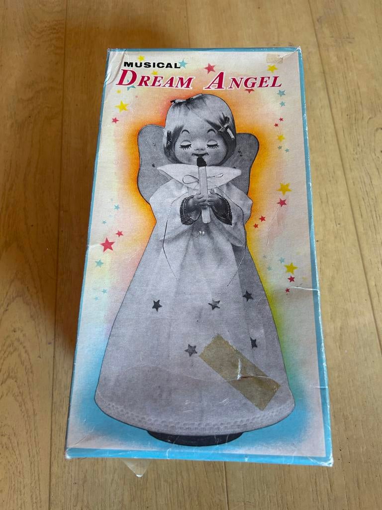 Vintage Dream Angel op draaischijf met geluid, Diversen, Kerst, Ophalen
