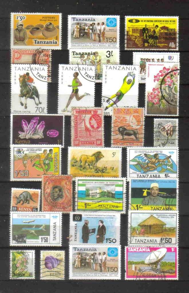 Kenia, Uganda,Tanzania # 141, Ophalen, Tanzania, Gestempeld