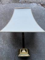 Messing tafellamp , hotel chic jaren 80, Ophalen of Verzenden, Huis en Inrichting