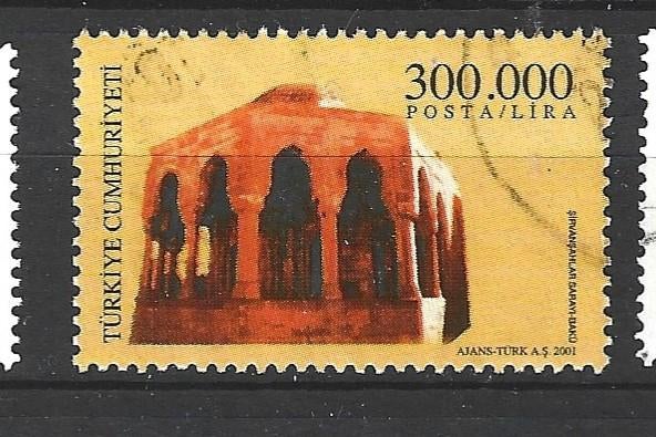 T 42 - 2001 - Turkije/Building, Verzenden, Gestempeld