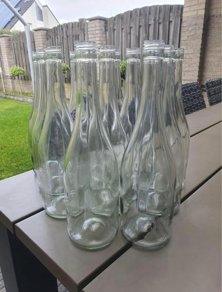 Lege flessen, decoratie voor bruiloft of babyborrel, Verzamelen, Glas en Borrelglaasjes, Ophalen, Overige typen
