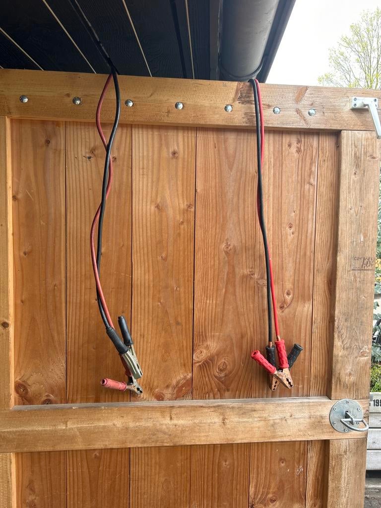 2 sets startkabels voor auto of motor, Tuin en Terras, Bergingen en Tuinkasten, Zo goed als nieuw, Ophalen of Verzenden