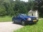 Ford Escort 1.6 I Cabrio 1984 Blauw, Auto's, Voorwielaandrijving, 4 cilinders, Cabriolet, Blauw