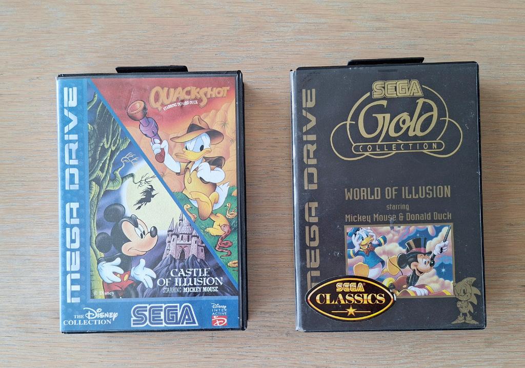 Castle of Illusion, Quackshot, World of Illu Sega Mega-Drive, Spelcomputers en Games, Games | Sega, Gebruikt, Verzenden, 1 speler