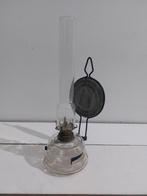 Oud olielampje glas voor aan de wand, of staand., Ophalen of Verzenden