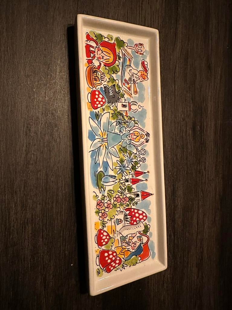 Blond Amsterdam Efteling Cakeschaal - Sprookjesachtig Design, Verzamelen, Efteling, Zo goed als nieuw, Gebruiksvoorwerp, Ophalen