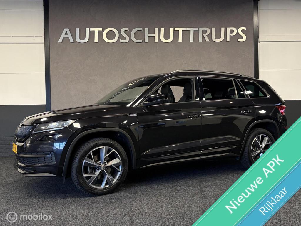 Skoda Kodiaq 1.5 TSI Sportline Business MATRIX / PANO / DIGI, Auto's, 4 cilinders, 150 pk, 1481 kg, Zwart