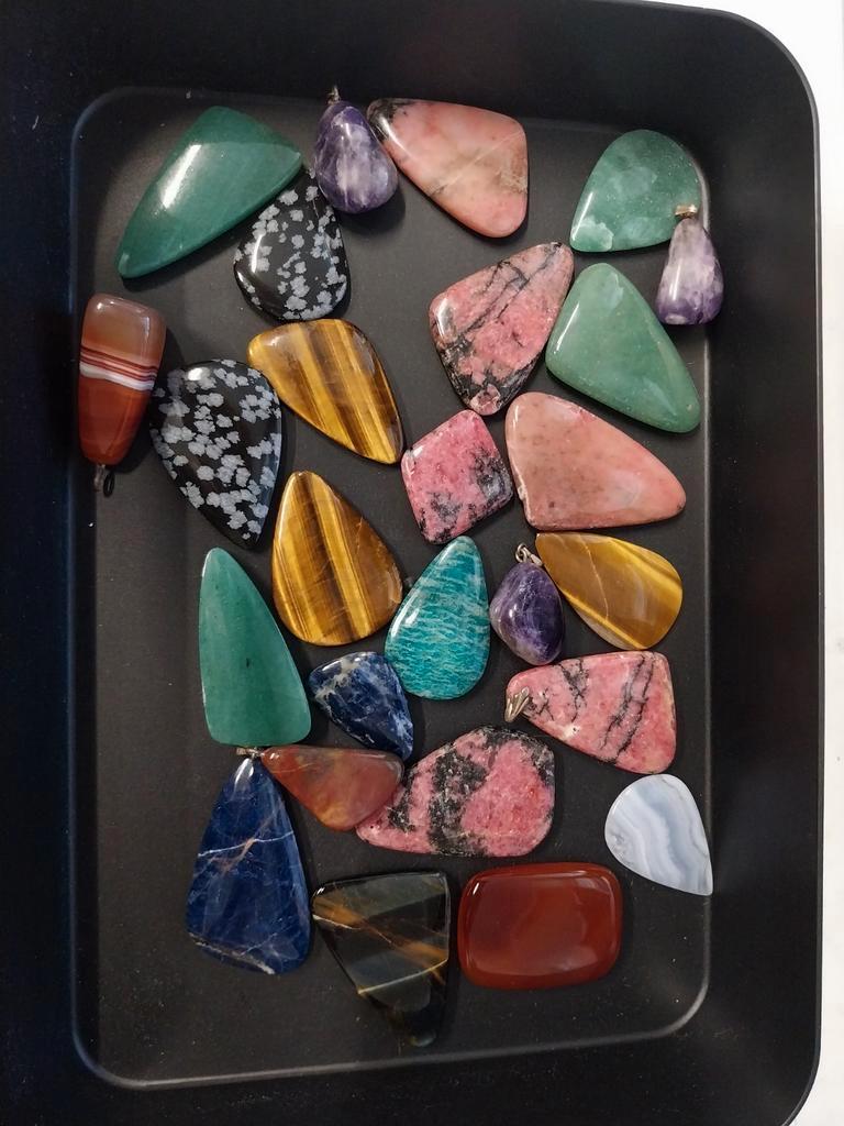 Partij edelstenen af048, Verzamelen, Mineralen en Fossielen, Ophalen of Verzenden, Mineraal