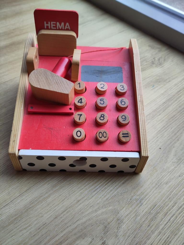 Kassa, Kinderen en Baby's, Speelgoed | Houten speelgoed, Ophalen