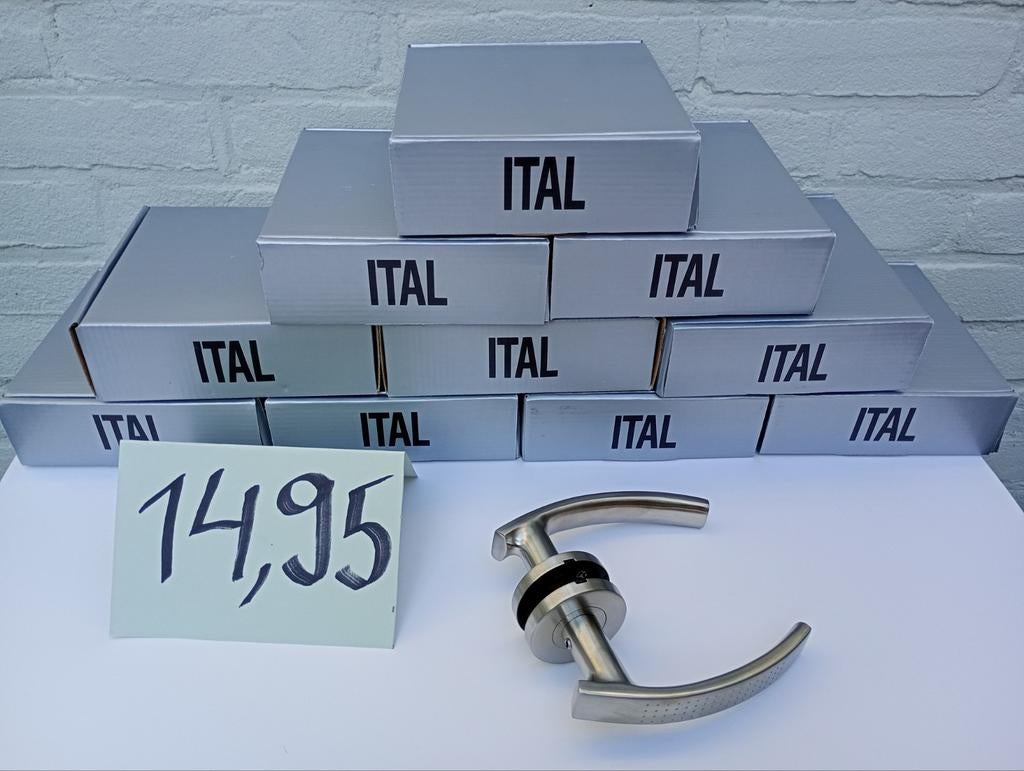 Deurkrukken Outlet - Prachtige en Voordelige Deurkrukken, Ophalen of Verzenden, Nieuw, Rvs, Klink of Kruk