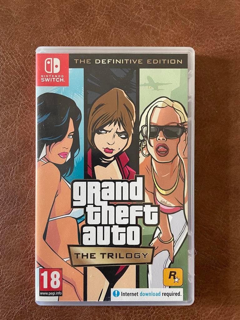 Grand Theft Auto: The Trilogy - Nintendo Switch, Spelcomputers en Games, Games | Nintendo Switch, Avontuur en Actie, Gebruikt