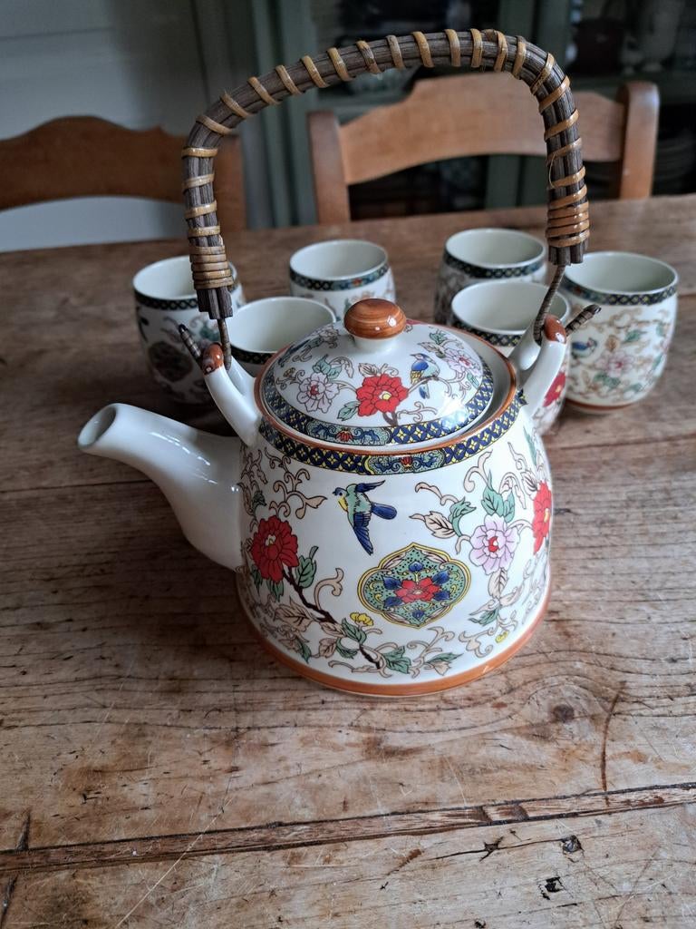 Thee servies, Antiek en Kunst, Antiek | Servies compleet, Ophalen of Verzenden