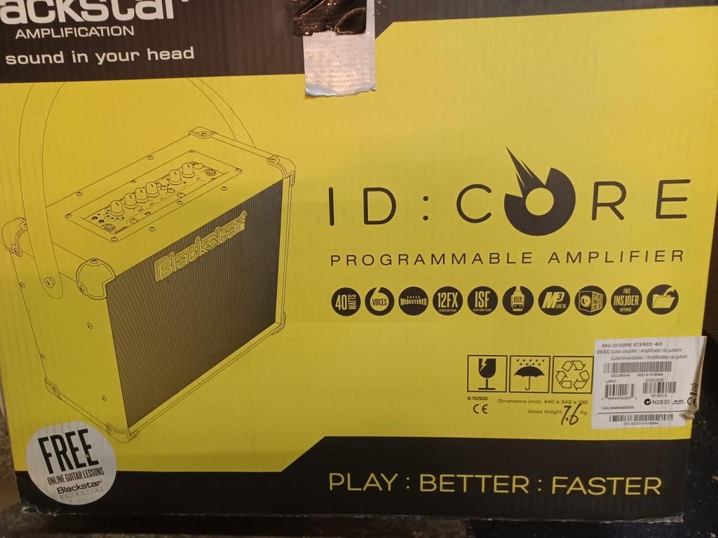 Gitaar versterker, Blackstar stereo ID:CORE, Muziek en Instrumenten, Versterkers | Bas en Gitaar, Ophalen, Zo goed als nieuw, Minder dan 50 watt