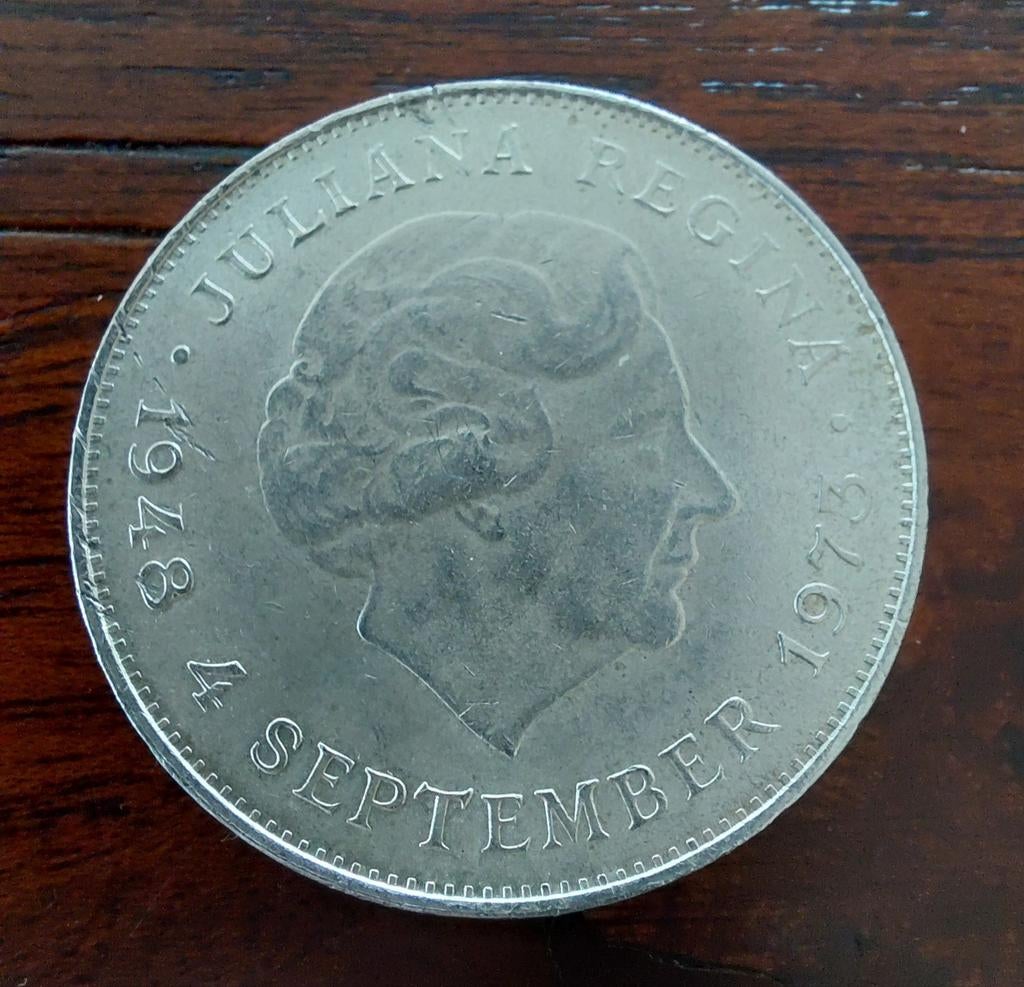 Zilveren 10 gulden, Postzegels en Munten, Munten | Nederland, Verzenden, Koningin Juliana, 10 gulden