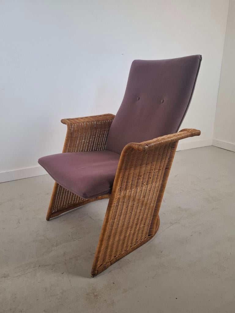 Vintage design stoel Luit van der Helm stoel fauteuil, Huis en Inrichting, Fauteuils, Ophalen, 75 tot 100 cm, Stof, 50 tot 75 cm