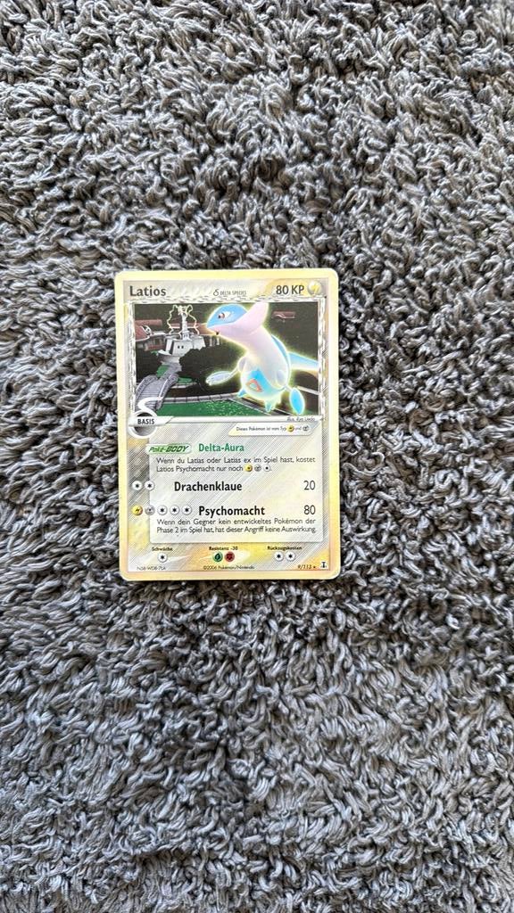 Pokemon Latios, Hobby en Vrije tijd, Ophalen of Verzenden, Zo goed als nieuw